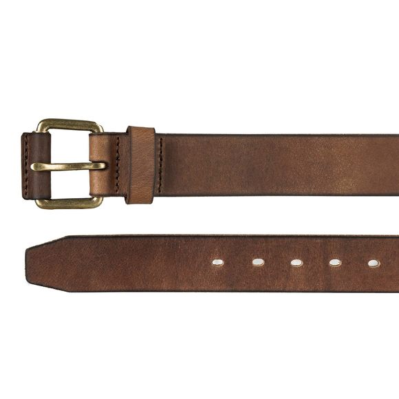 Women Leather Casual Wear Belt, Covered Roller-dark Brown, 38